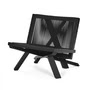 ClassiCon – Volkshaus Lounge Chair, sortbejdset eg/sort