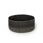 nanimarquina - Tres Persian puf, Ø 90 x H 40 cm, stor, sort