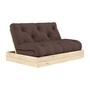 Karup Design - Flip daybed, 140 x 200 cm, naturfyr / brun (715)