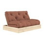 Karup Design - Flip daybed, 140 x 200 cm, naturfyr / lerbrun (759)