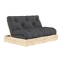 Karup Design - Flip daybed, 140 x 200 cm, naturfyr / mørkegrå (734)
