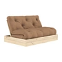 Karup Design - Flip daybed, 140 x 200 cm, naturlig fyr / mokka (755)