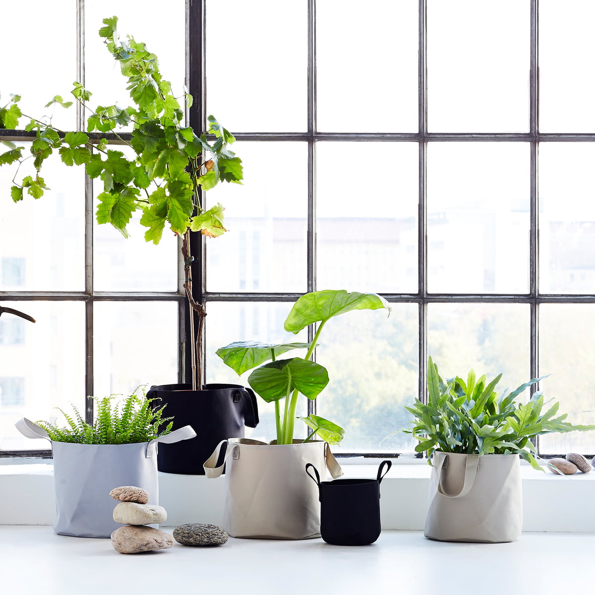 Soft pots fra trimm copenhagen Hængende planteposer