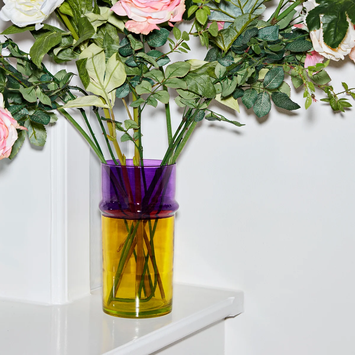 美品 HAY MOROCCAN VASE S ピンク＆ブルー Hay Moroccan Small Vase - pink orange | Made In Design UK