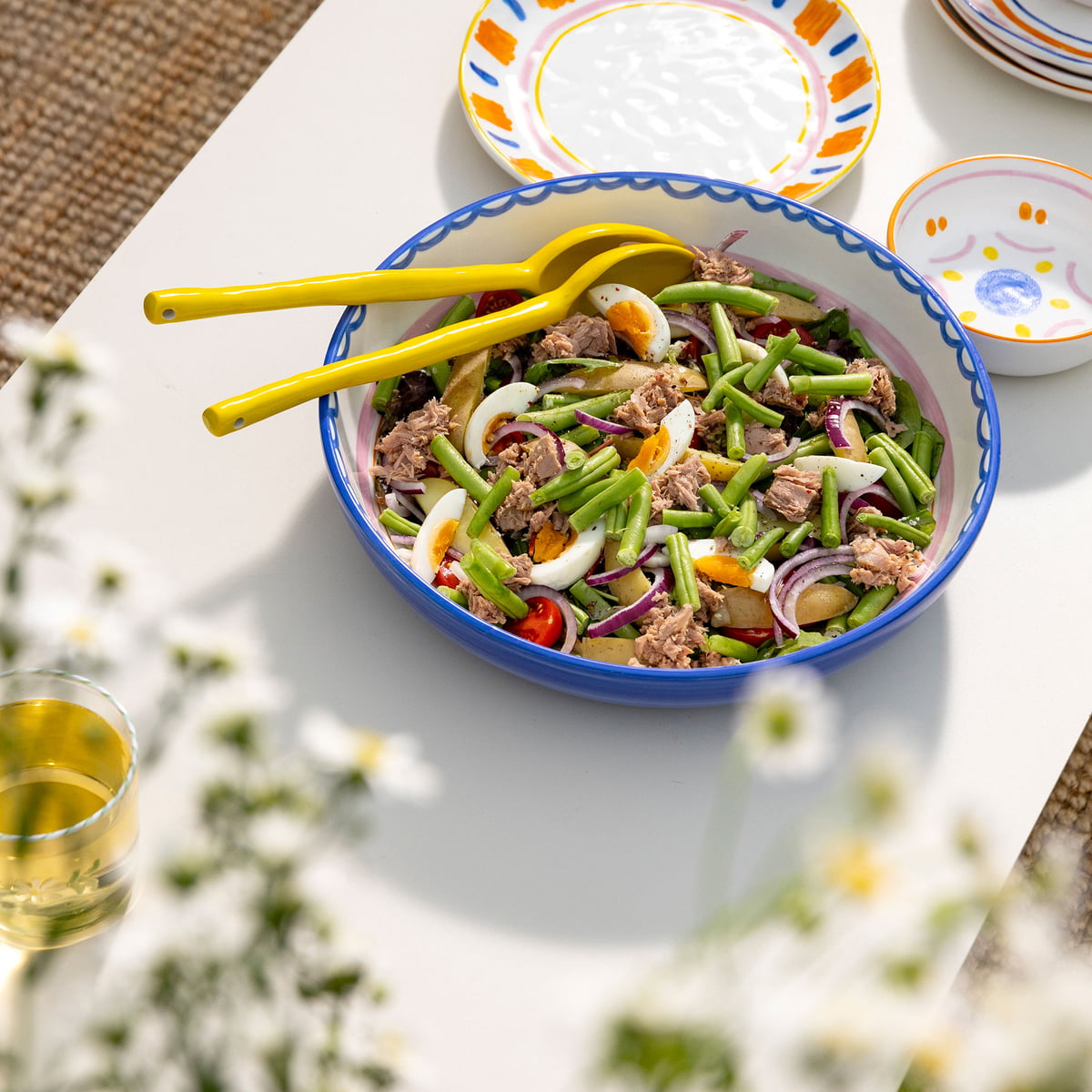 Boavista salatskål Ø 30 cm, blå by & klevering