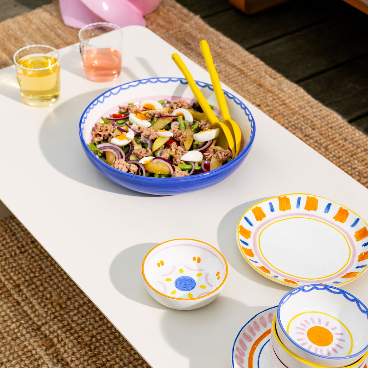 Boavista salatskål Ø 30 cm, blå by & klevering