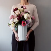 Lyngbyvase (hvid) af Lyngby Porcelæn