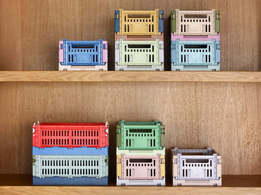 Color Crate kurv genbrugt fra Hay