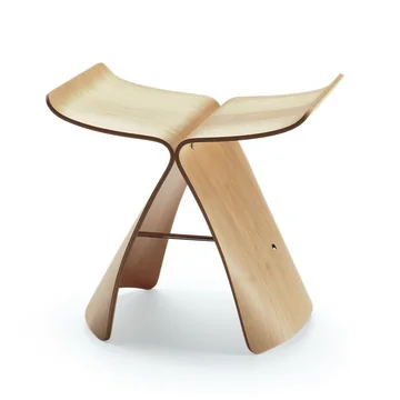 Vitra Butterfly skammel, ahorn