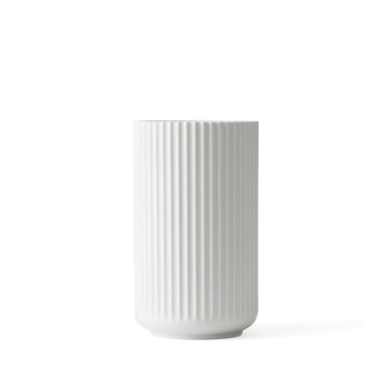 Lyngby Porcelæn – Lyngbyvasen, mat hvid, H 12 cm