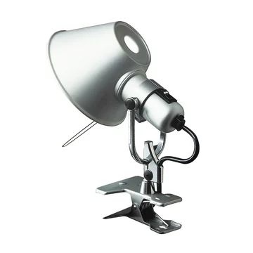 Artemide Tolomeo – Pinza klemmelampe, sølvfarvet aluminium