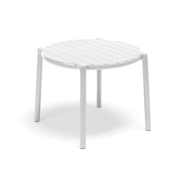Nardi - Doga sidebord, Ø 50 cm, hvid