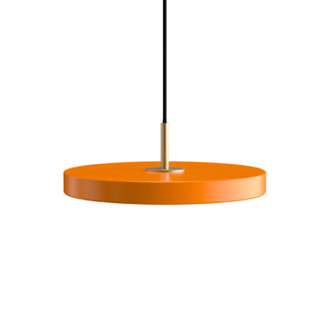 Asteria Mini LED pendel fra Umage, messing/nuance orange