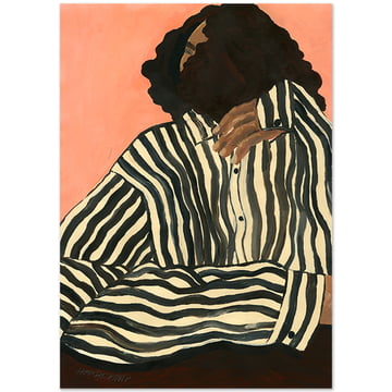 北欧The Poster Club 50×70cm Serene Stripes Hanna Peterson, Serene Stripes art print - THE POSTER CLUB