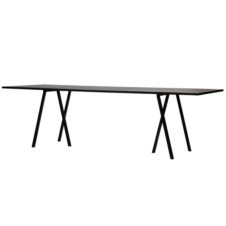 ///HAY Loop Stand Tisch, schwarz