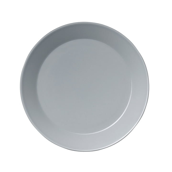 Teema flad tallerken Ø 21 cm fra Iittala i perlegrå