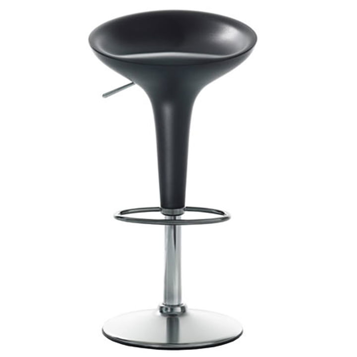 Bombo barstol – højdejusterbar, antracitgrå