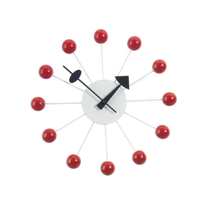Ball Clock Rot fra Vitra