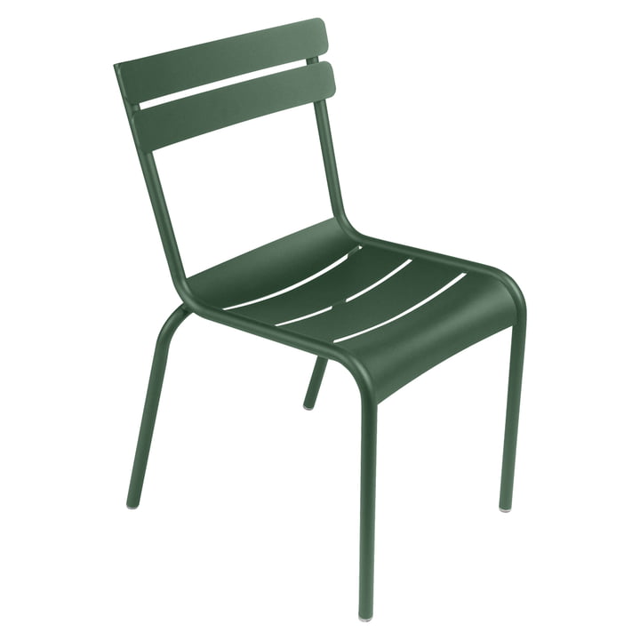 Luxembourg stol fra Fermob i cedergrøn