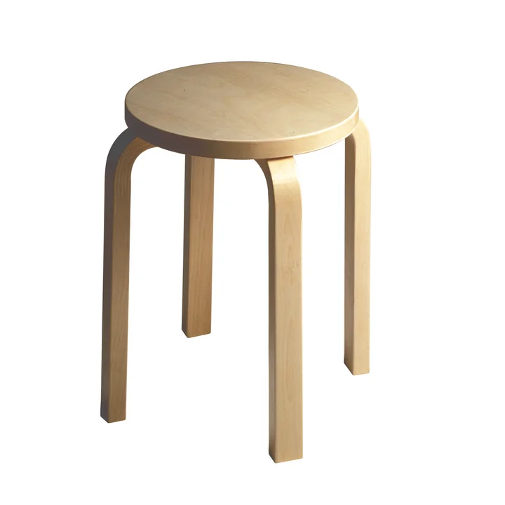 Artek taburet E60, birk