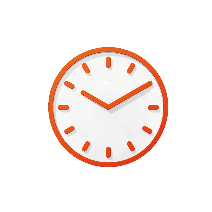 Tempo Wall Clock af Magis i orange