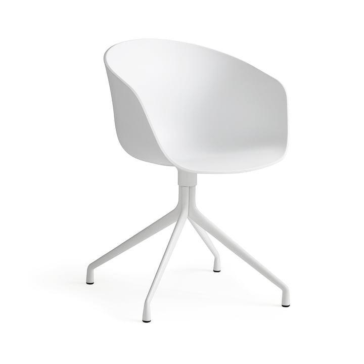 About A Chair AAC 20 fra Hay i hvid/hvid aluminium