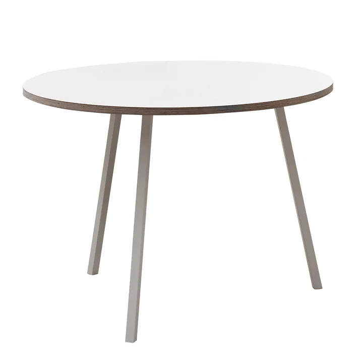 HAY – Loop Stand bord, rundt, hvidt