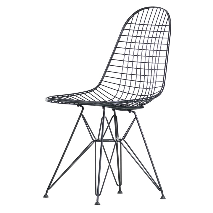 Vitra - Wire Chair DKR, sort