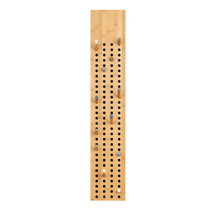 Vi laver træ - Scoreboard garderobe lodret, naturlig bambus