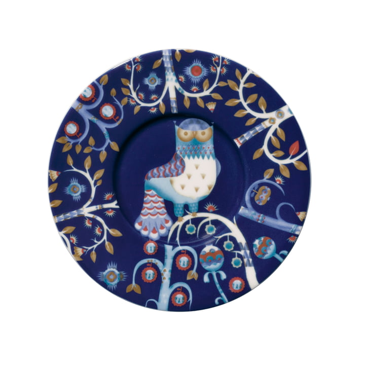 Iittala - Taika - blå - kaffe underkop, Ø 15 cm