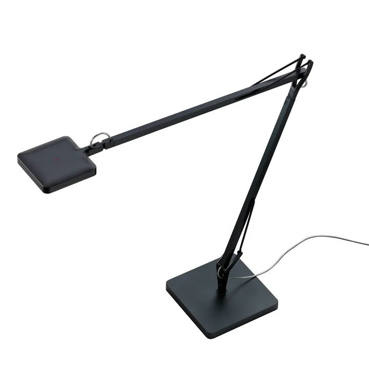 Flos – Kelvin LED-arbejdslampe, sort – ovenfra