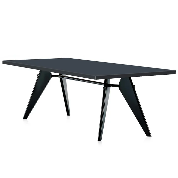 Em Table spisebord af Vitra Oak i kulsort/asfalt