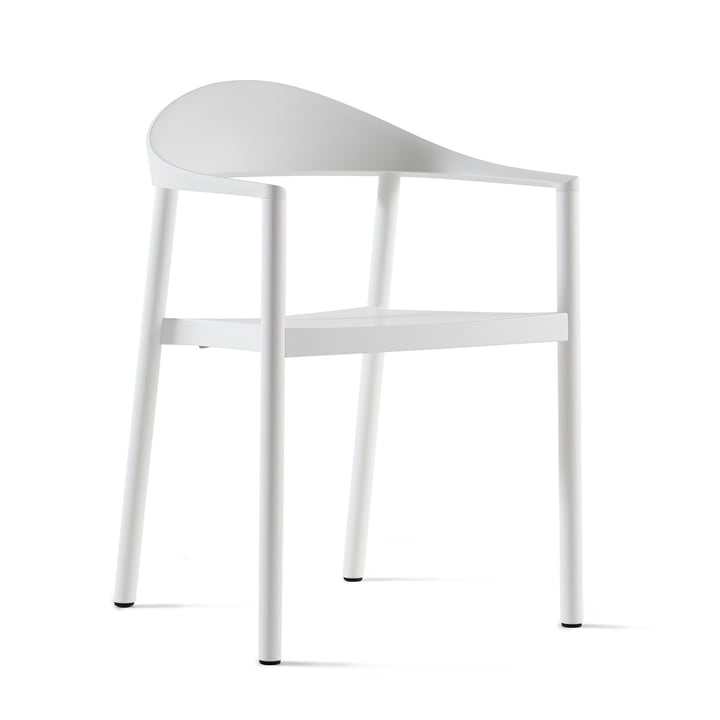 Plank – Monza stol, hvid/hvid