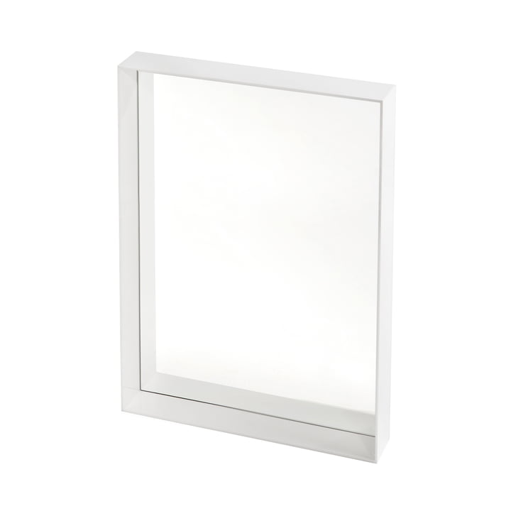 Only Me spejl, 50 x 70 cm, hvid fra Kartell
