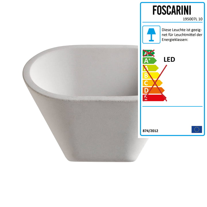 Foscarini – Aplomb væglampe, hvid