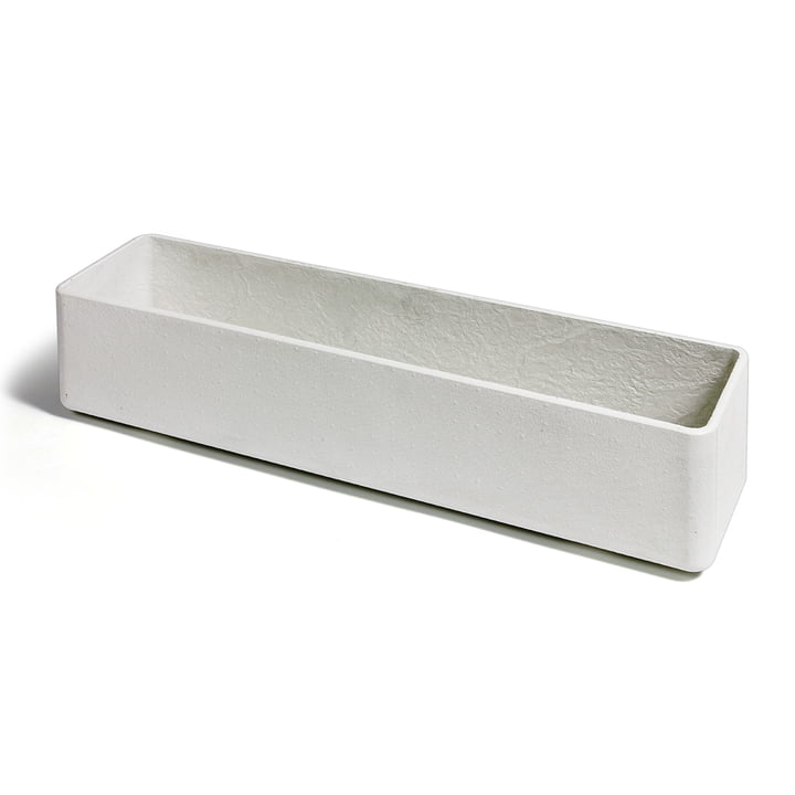 Eternit - Delta planter 25 x 25 x 100 cm, cremehvid