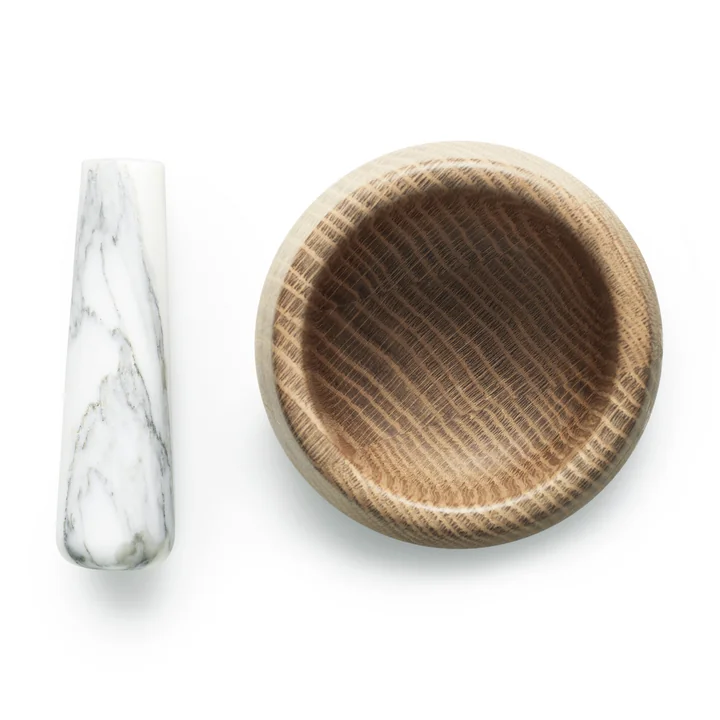 Normann Copenhagen – Craft morter med støder, hvid