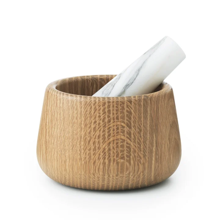 Normann Copenhagen – Craft morter med støder, hvid