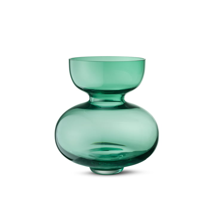 Georg Jensen – Alfredo vase 250, transparent grøn