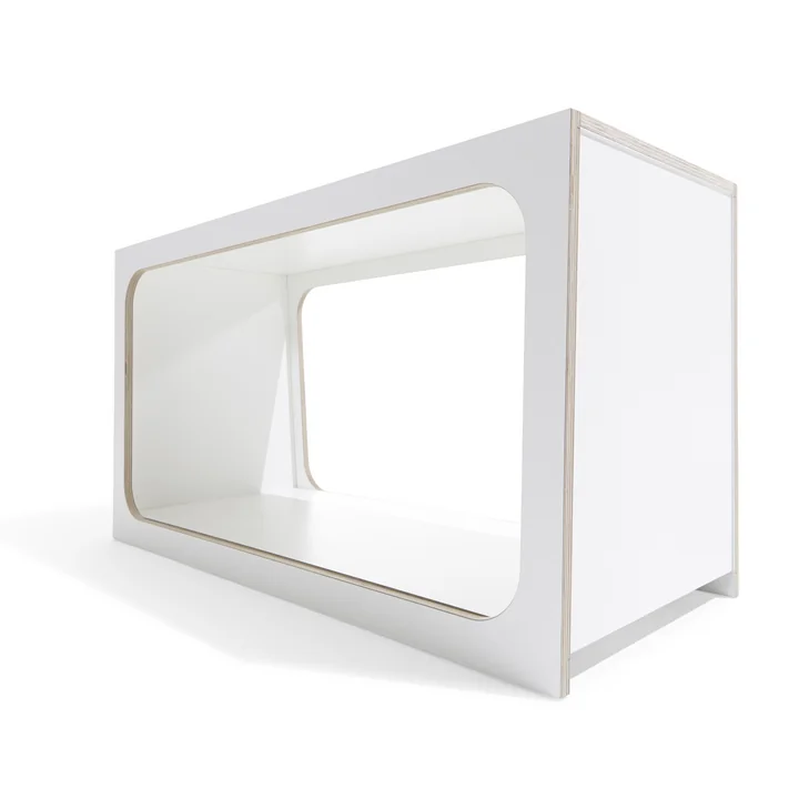 Müller Small Living – Boxit stabelbart reolmodul, set fra siden
