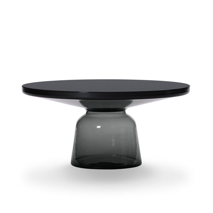 Bell sofabord fra ClassiCon i sort poleret stål/kvartsgrå