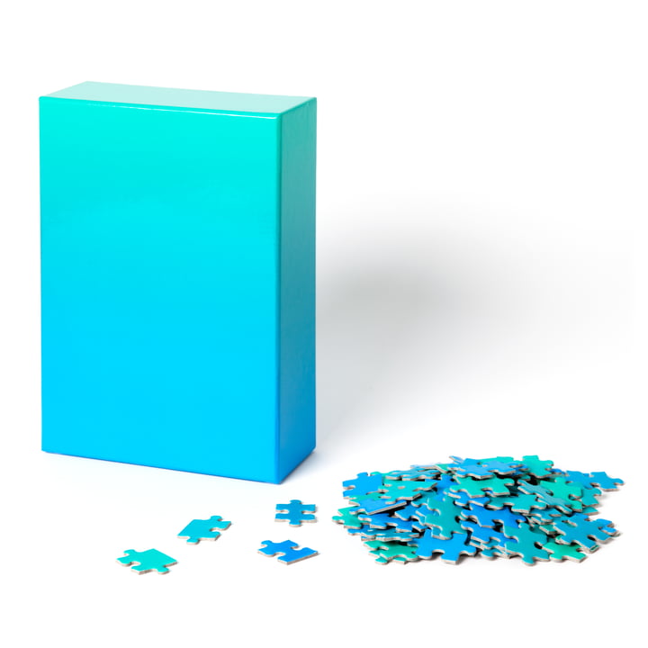 Areaware - gradient Puzzle, blå / grøn