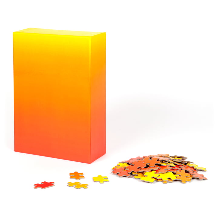 Areaware - gradient- Puzzle, rød / gul