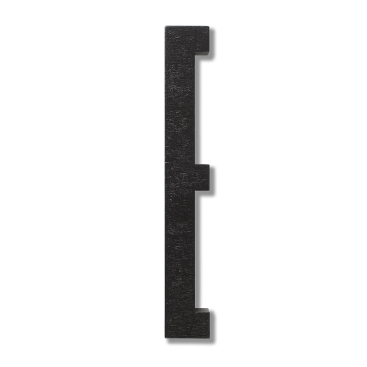 Træbogstaver, E, fra Design Letters i sort