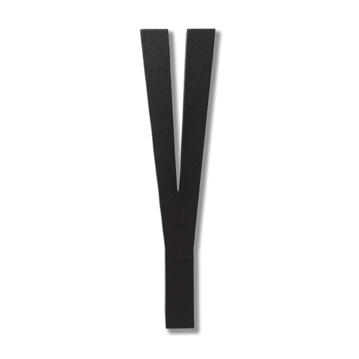 Træbogstaver, Y, fra Design Letters i sort