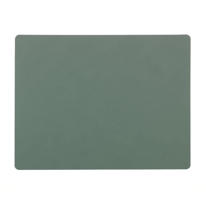 Dækkeserviet Square L 35 x 45 cm fra LindDNA i Nupo pastelgrøn