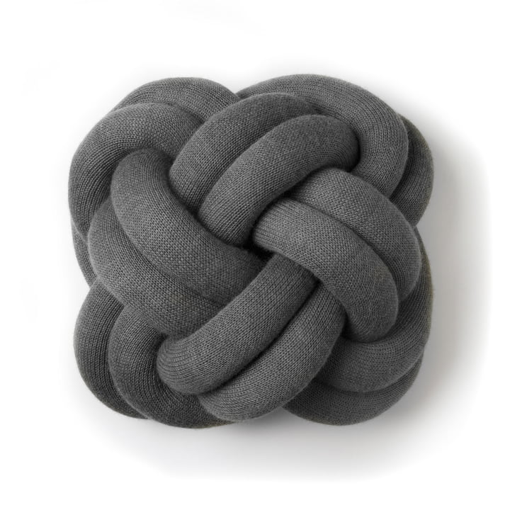 Knot -puden i grå fra Design House Stockholm