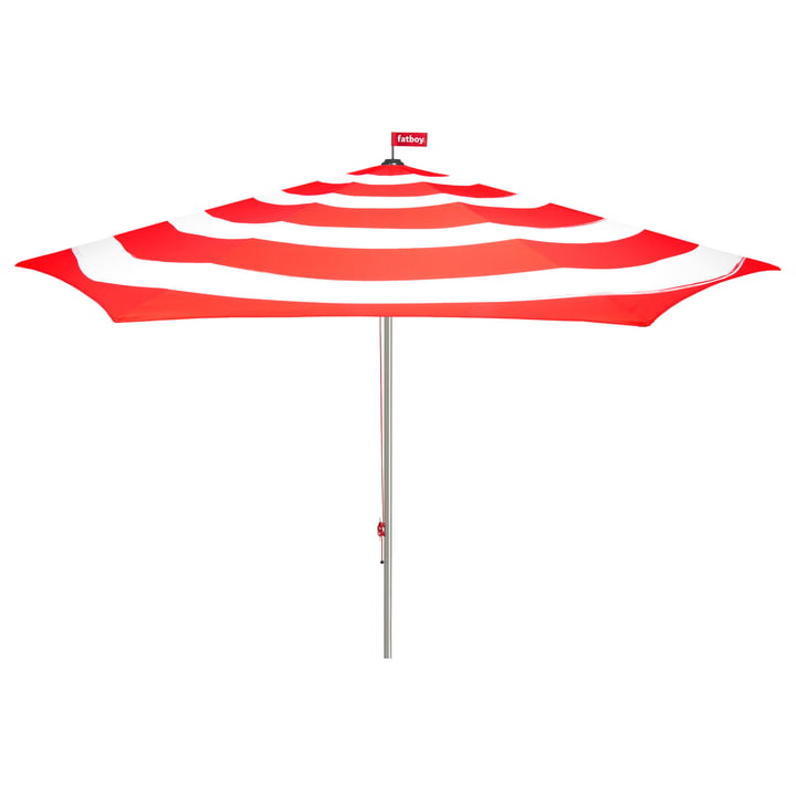 Stripesol parasol af Fatboy i rødt
