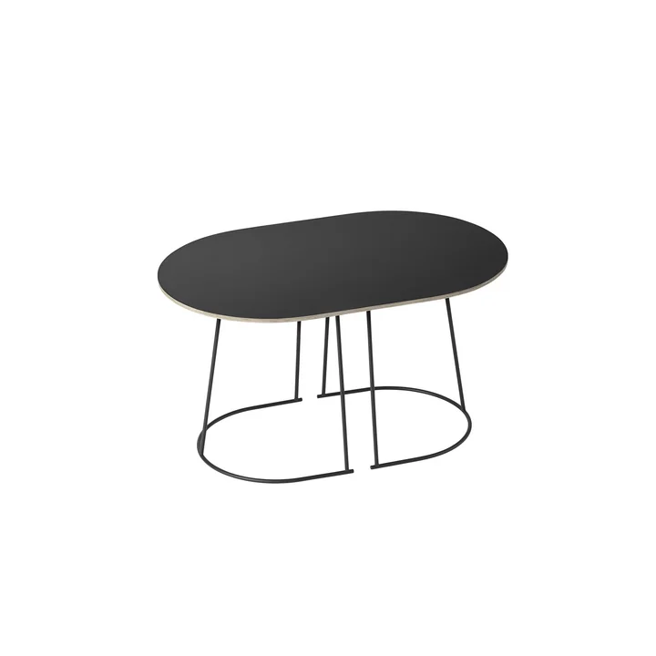 Airy sofabord i lille i sort fra Muuto