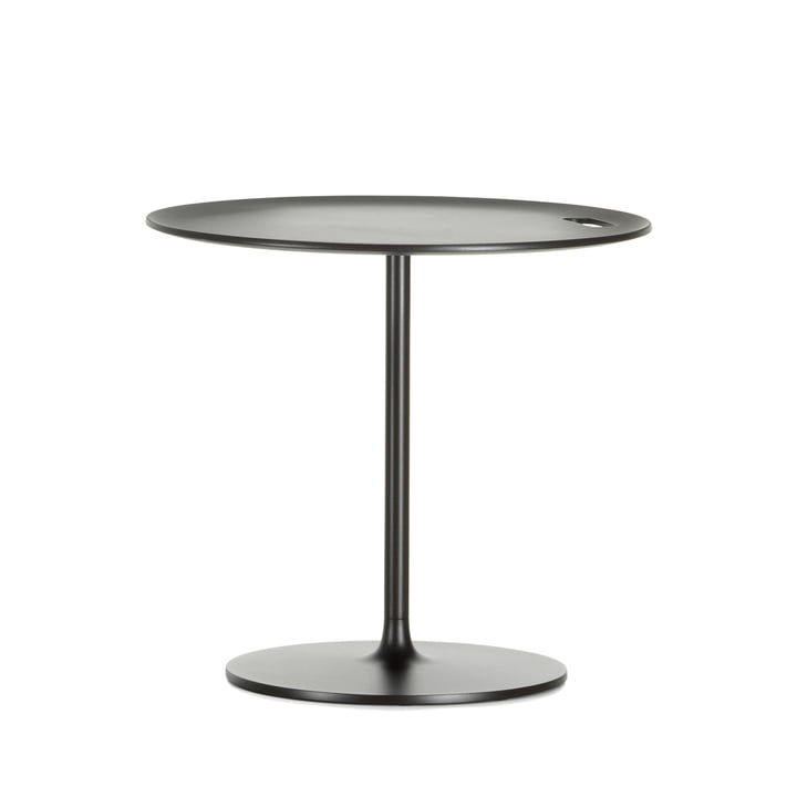 Occasional Low Table 45 fra Vitra er i aluminium og chokoladefarvet metal